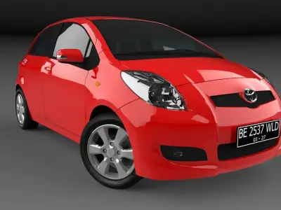 2010 TOYOTA YARIS 3D model