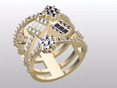 garden jewelry ring 3D print model