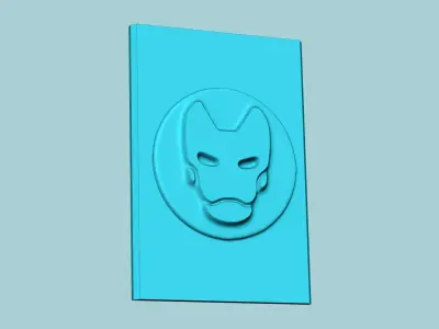 Stamp 109 Iron Man - Fondant Decoration Maker Toy 3D print model