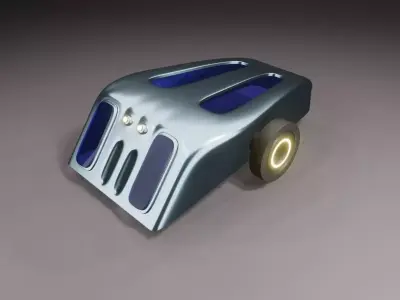 Mini Robot Vehicle 3D model