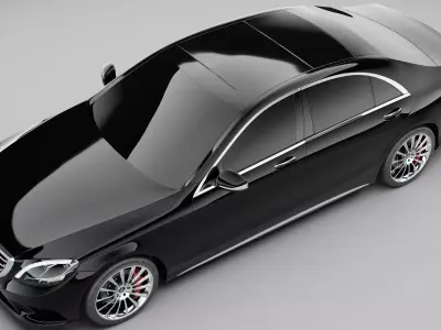 Mercedes Benz S65 W222 2014 3D model
