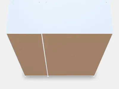 PAX - BERGSBO Wardrobe 1 Low-poly 3D model