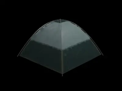 Camping Tent  Low-poly 3D model