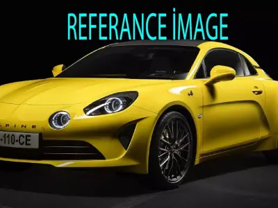 Alpine 110-GT SPOR CAR Low-poly 3D model