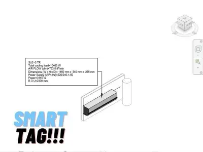 Hi Wall Revit Family 3D model