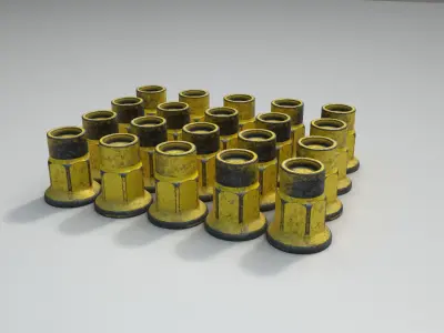 GoNuts 4 Trim and Color AM01 Car Wheel Lug Nut 3D model