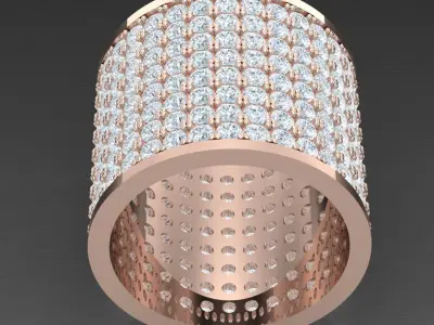 Luxury Men Rings Designs 4MR085 3D print model