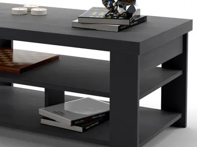 Table tv stand for living room 3D model