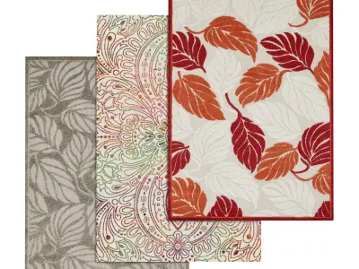Rug Set 1976 3D model