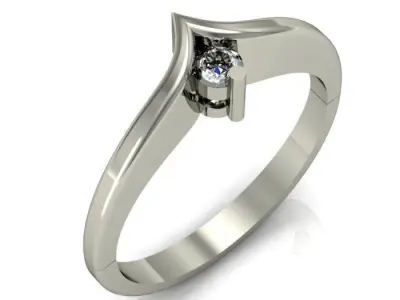 solitir ring 3D print model