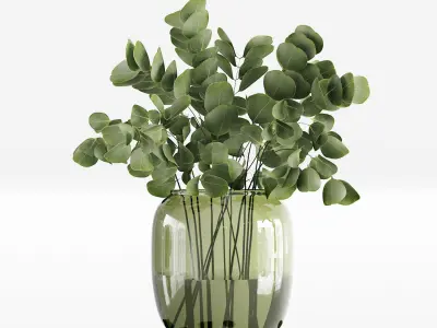 Collection Indoor Plants 02 3D model