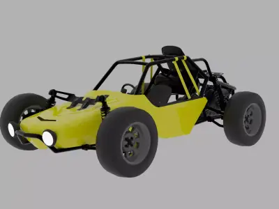 PUBG buggy 3D model