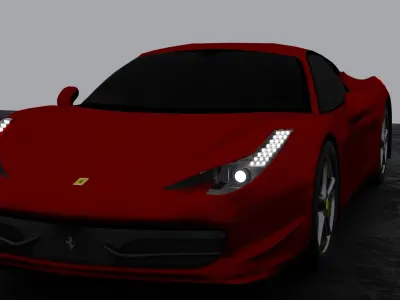 Ferrari 458 Italia 3D model get