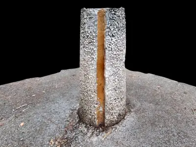 Mosaic Car Stop 3D model