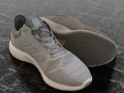 ADIDAS 3D SHOES Low-poly 3D model