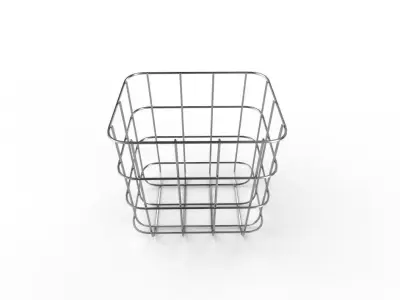 Wire Bin M09 Low-poly 3D model