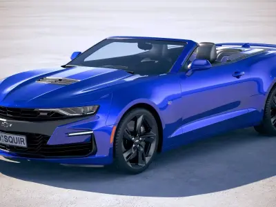Chevrolet Camaro Convertible SS CG 2019 3D model