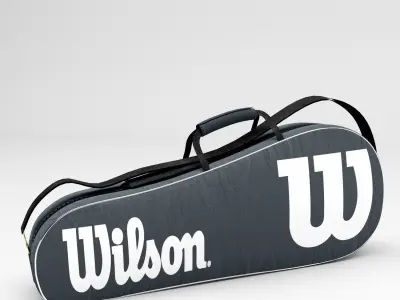 Gym Equipment Tennis Court   Low-poly 3D model