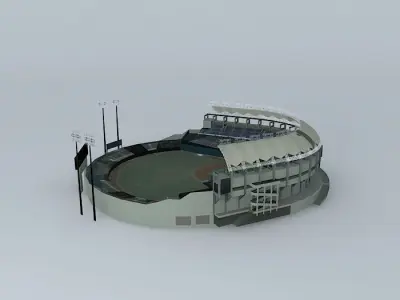 Chengcing Lake Baseball Field Kaohsiung Taiwan Free 3D model