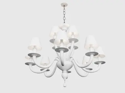 Raphael Disc Chandelier 3d model 3D model