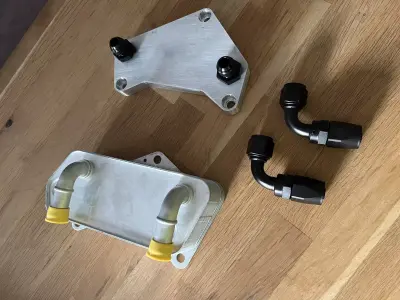 DQ250 oil cooler adapter Transmission Upgrade 3D print model