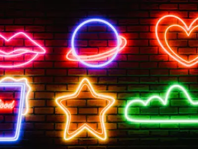 NEON LED LIGHT 3D model
