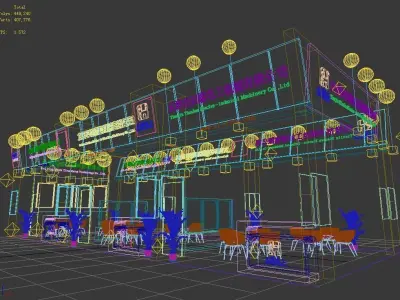 Exhibition - Area - 15X6-3DMAX2011-03 3D model