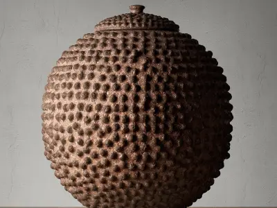 AFRICAN LOBI POT COLLECTION 3D model