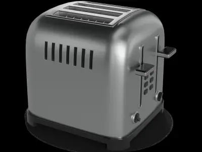 Kitchen appliances Toaster Low-poly 3D model