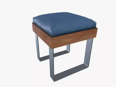 Cushion Stool 3D model
