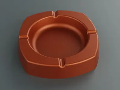 Ashtray 3D print model