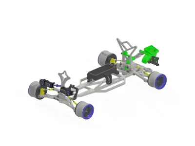 RC CAR CHASSIS DESIGN of YouTube Project 3D print model