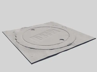 Sewerage hatchway 3D model