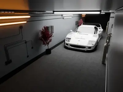 Neo-Tokyo Garage  Ferrari F40 Tribute 3D model