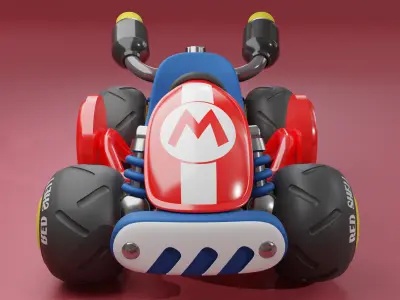 2025 Switch 2 Mario Kart World 3D model