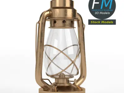 Kerosene lamp 3D model