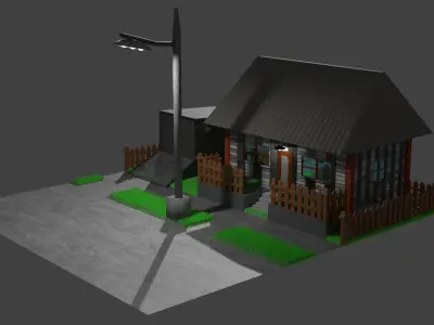 Home street 3D model