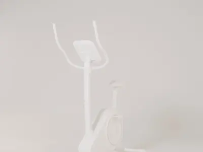 Exercise Bike Low-poly 3D model