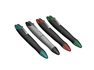 Luxury and stylish pen design having twist mechanism 3D model