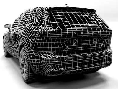 VOLVO XC60 Low-poly 3D model