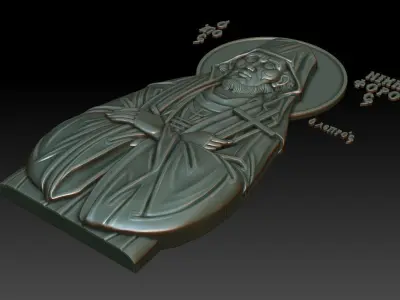 Saint Nikephoros the Leper 3D print model