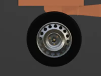 concrete mixer mezcladora de concreto trompo para cemnto 3D model