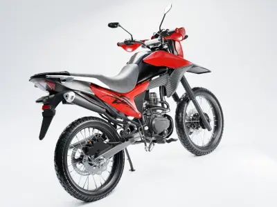 MOTORBIKE Low-poly 3D model