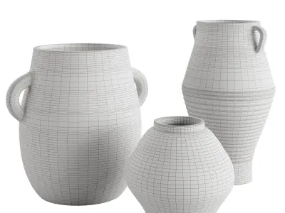 Solis Terracotta Vase 3D model