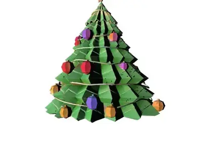 Christmas Tree 3D Printable Model 3D print model buy