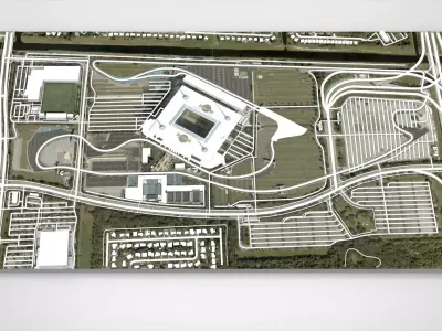 Miami International Speedway Florida United States 3D model