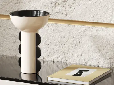 TV Wall 001 3D model