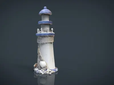 DECORATIVE LIGHTHOUSE 3D model