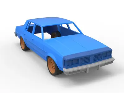 Shell Oldsmobile Cutlass Supreme 1983 Scale 1 to 24 3D print model