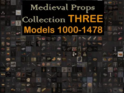 Medieval Props Collection ONE TWO THREE